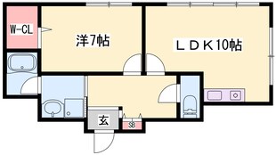 姫路駅 徒歩5分 6階の物件間取画像